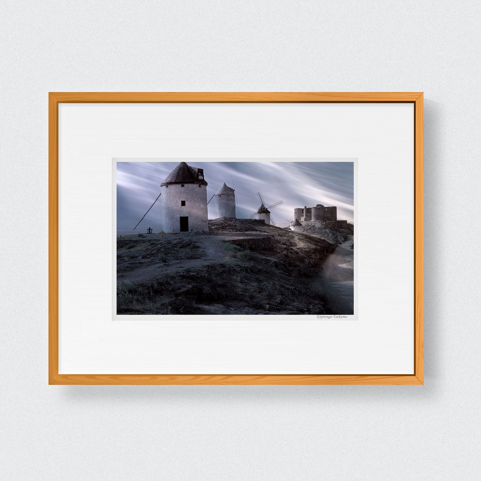 シエスタの夢 #015 Consuegra ■額縁サイズ(太子)378㎜×288㎜