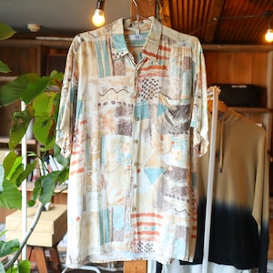 Whole Pattern Short Sleeve Shirt