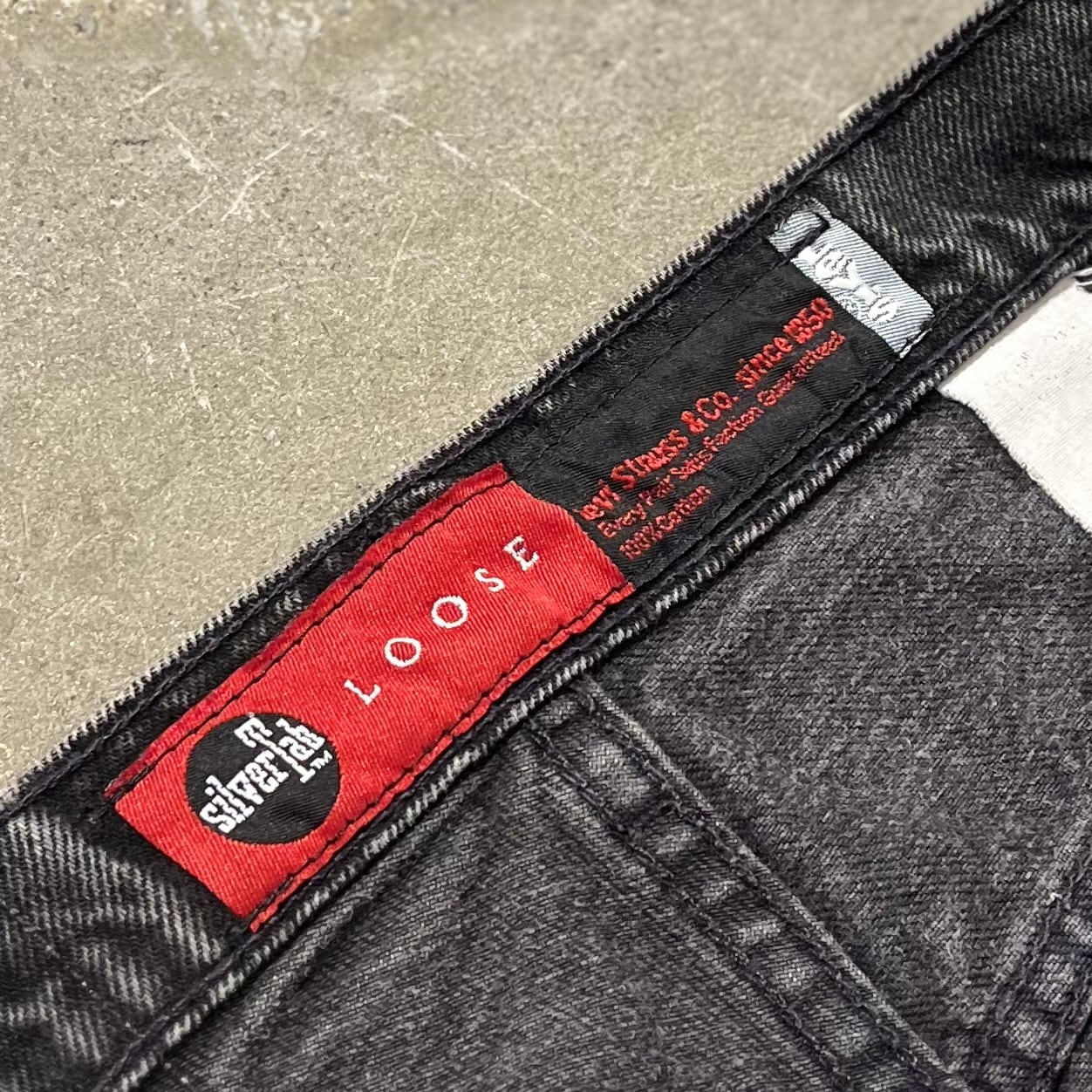 ヒゲ黒】90's~ Levi's Silver Tab Black Denim Pants 