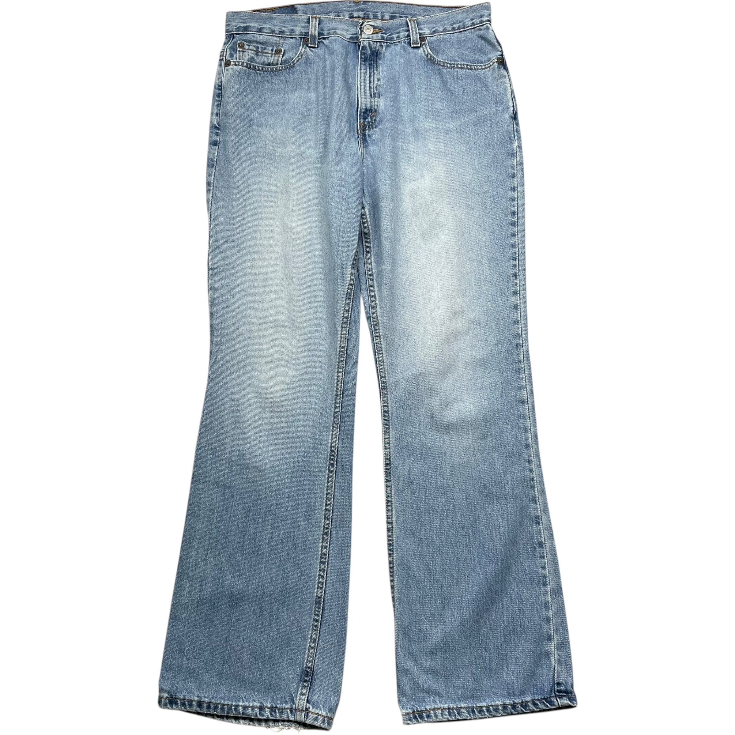 《実寸 W33L31》 Levi's リーバイス 515 デニムパンツ フレアパンツ USA製 no.5486S