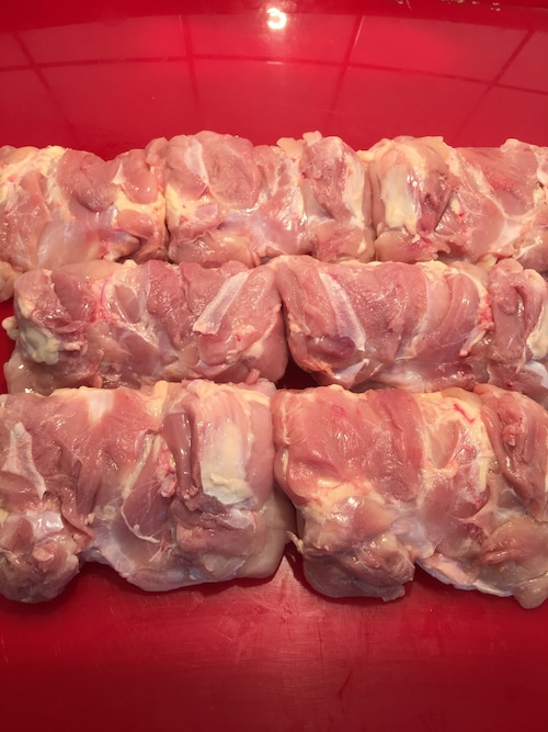 淡路島産地鶏鶏肉もも肉1000g(ステーキ、焼肉、鍋、刺身用)