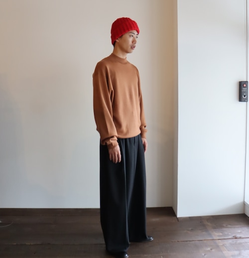 MEIAS " WOOL SILK MOCK NECK PO (Brown )"