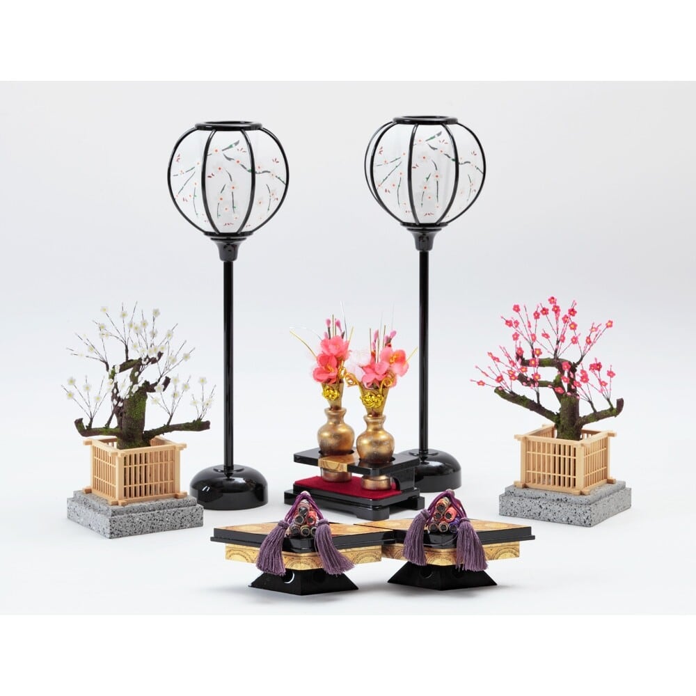 雛人形｜久月 平飾り 金駒刺繍 飯塚孝作｜女の子 ｜桃の節句｜久月正規