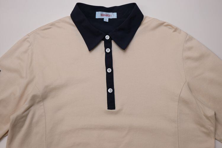 00's KENZO Golf bicolor jersey pullover Shirt GARYO