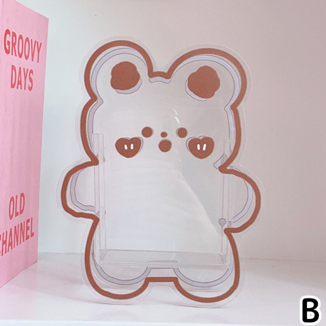 アクリル 小物入れ ペン スタンド 透明 スケルトン 収納 化粧品 文房具 アクセサリー インテリア 雑貨 グッズ かわいい 9244 Humming K