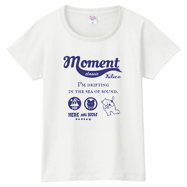 moment Tシャツ 【ホワイト】レディース