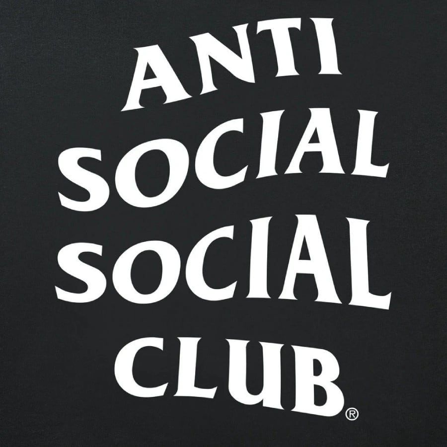 ANTI SOCIAL SOCIAL CLUB Logo Tee 2 BLACK | AYIN