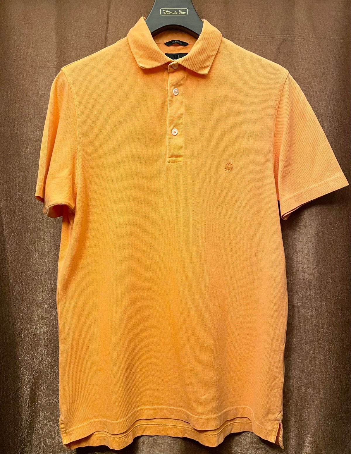MADE IN ROMANIA製 dunhill ENGINEERED FIT 半袖鹿の子ポロシャツ 