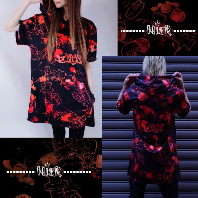 半袖PARKA【NieR Syringe】