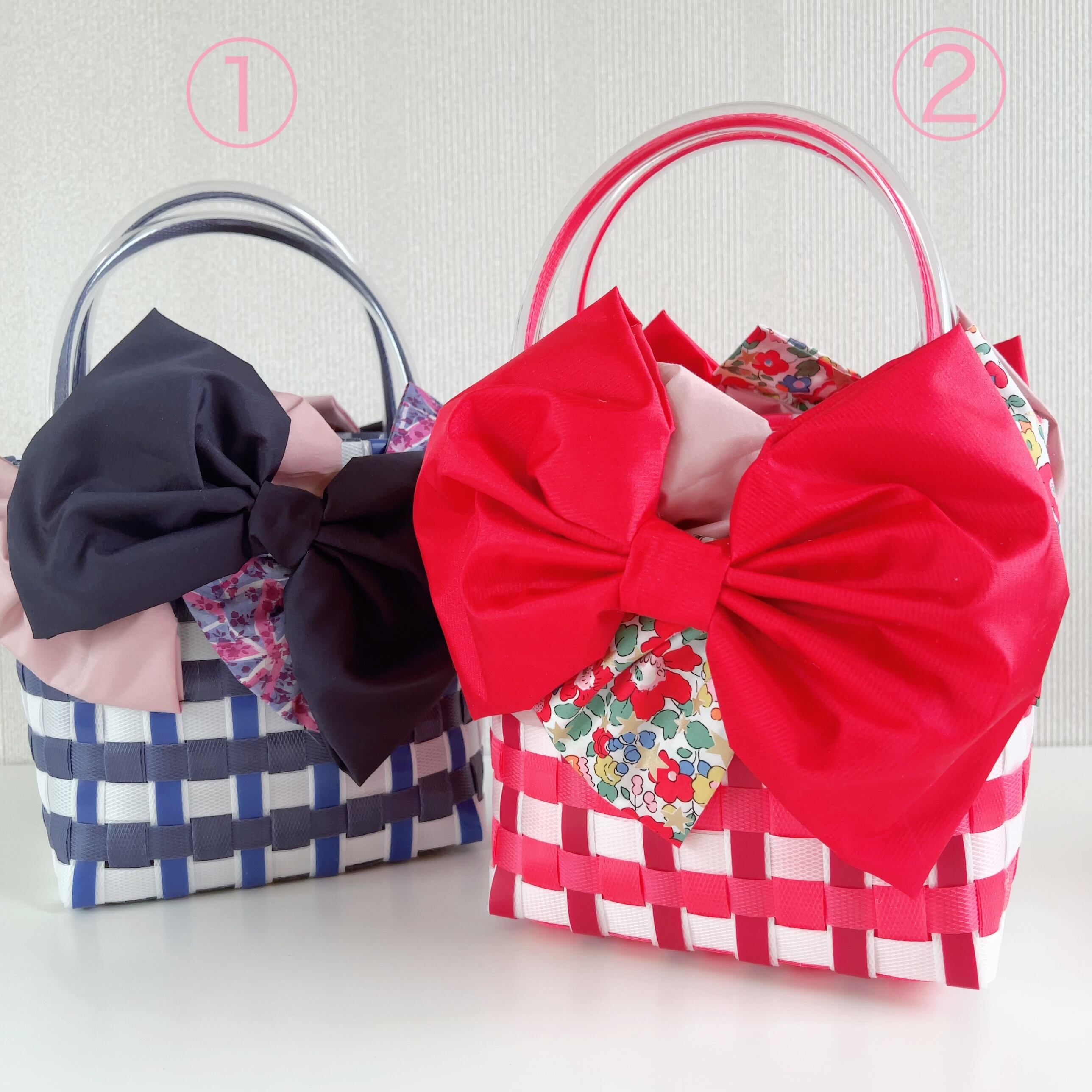 新作♡PRADAリボンバック♡ プラかごリボンバッグ～リトル～ | SEIKO TSUCHIMOTO for Famille