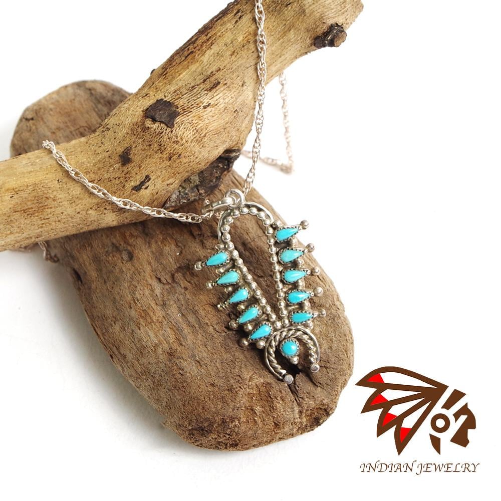 INDIAN JEWELRY インディアンジュエリー】ZUNI NAJA style pendant