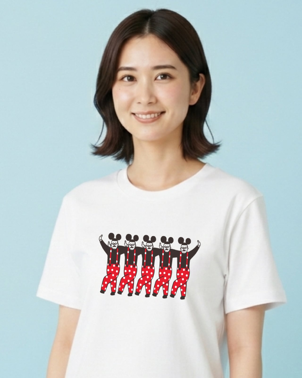 【水玉おじさんダンス】ユニセックスTシャツ マジックマインド