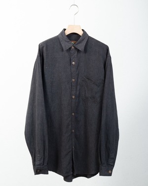 hemp rayon black shirt