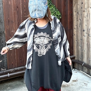 ゆったりキラキラタンクチュニック