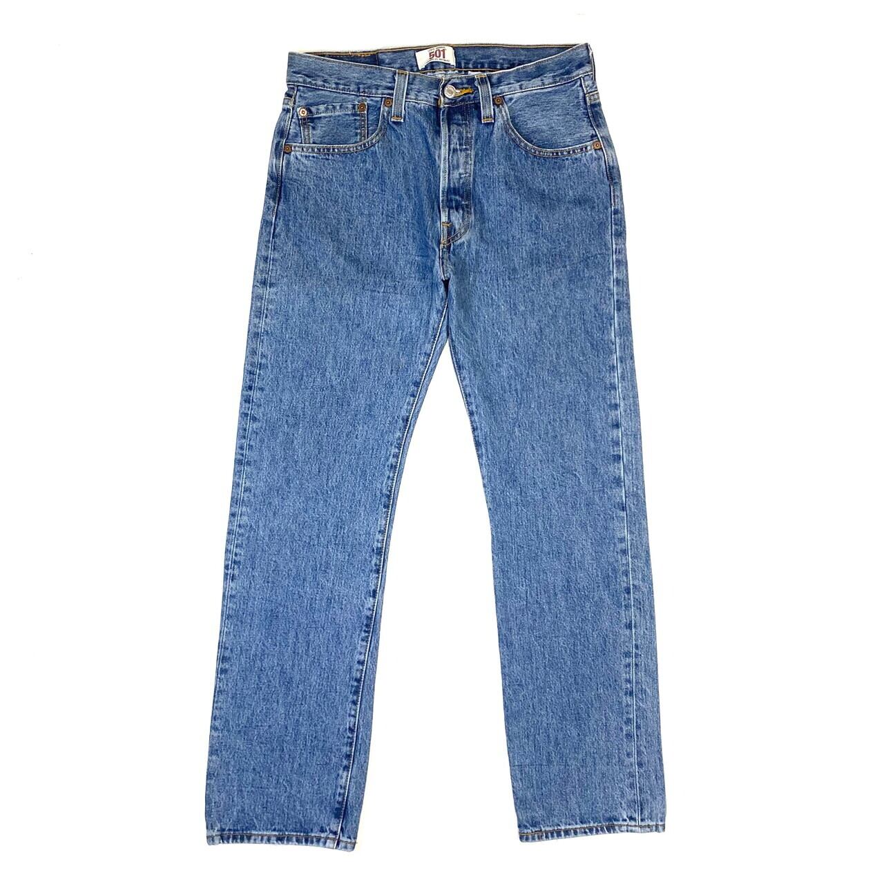 Levi's リーバイス 501 ストレート デニムパンツ ジーンズ 薄色 メンズ