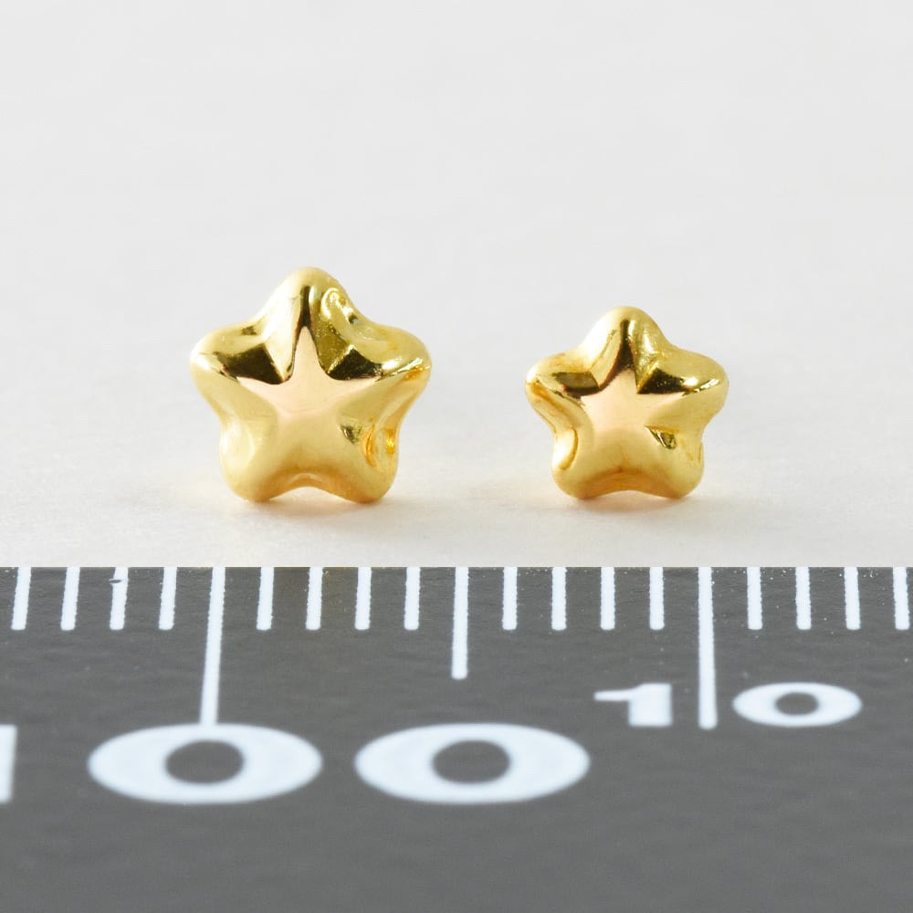K18 星 ピアス 【S】【M】CD030-CIBS | kyfactory