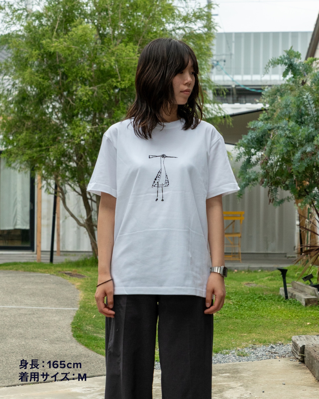 board room T-shirt -日向ぼっこ-/Tシャツ/イラストTシャツ/ゆるいイラスト/シュール
