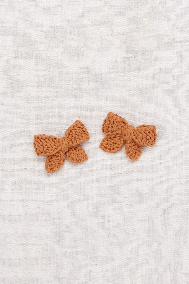 〈 Misha&Puff 26AW 〉 BABY PUFF BOW SET / ROSE GOLD