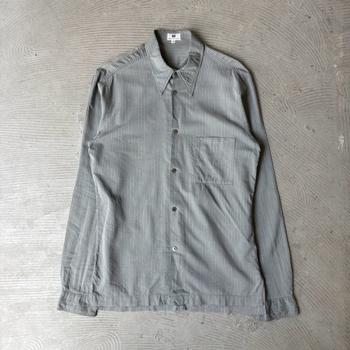 80's DRIES VAN NOTEN / Striped long sleeve shirt