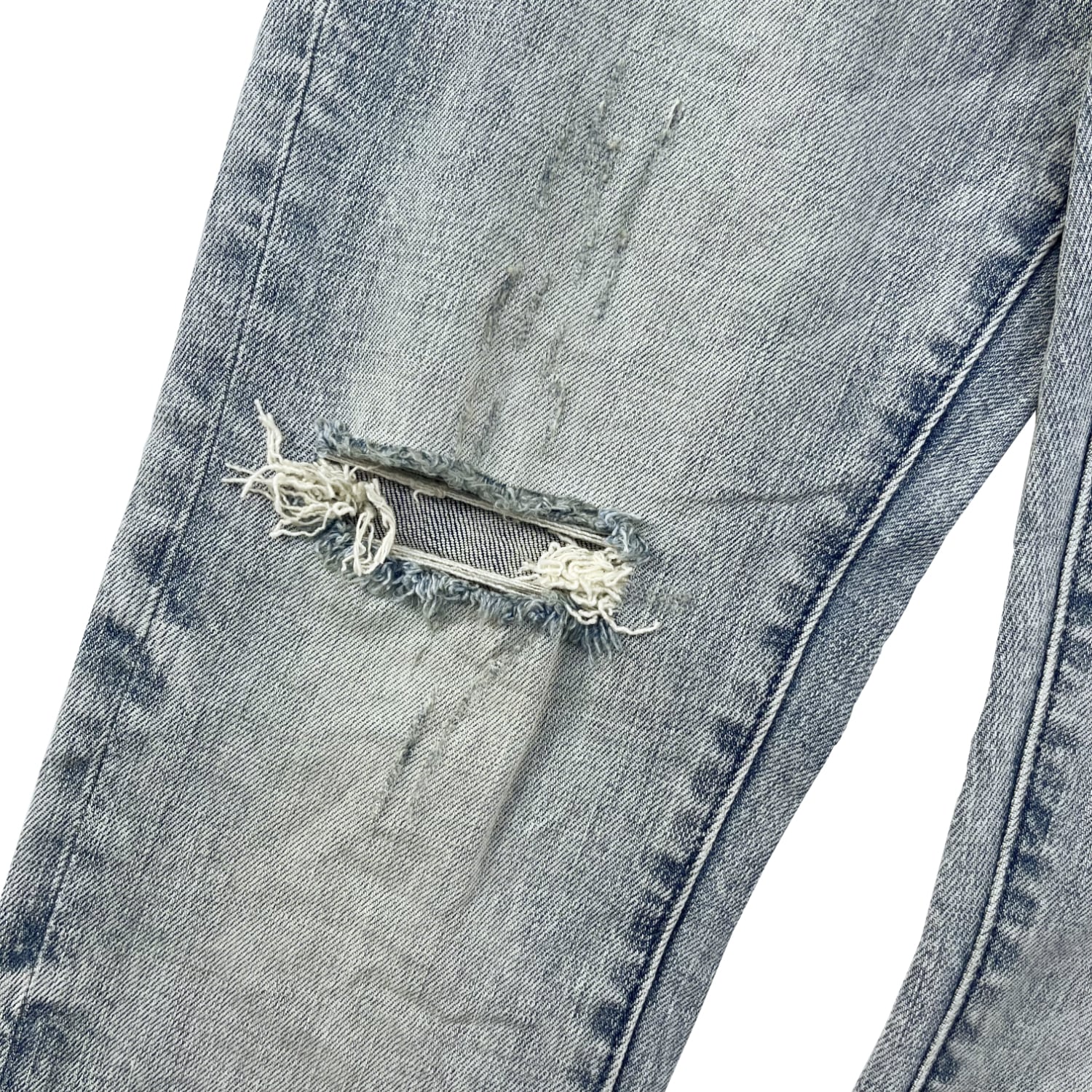 PURPLE BRAND / P001 Worn Light Indigo Reflective | HOLICK