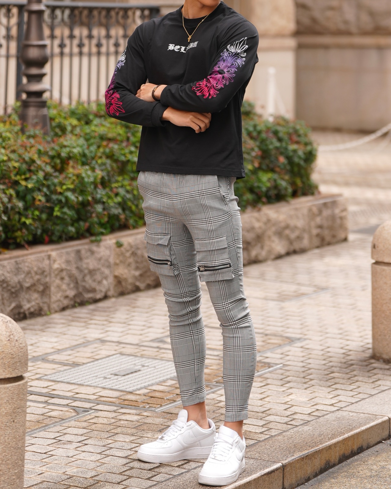 RHINE STONE SHIRTS GRADATION【BB25034】