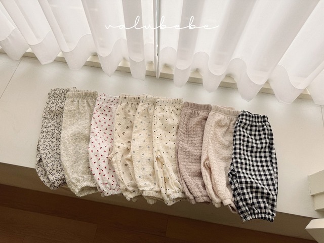 《予約》送料無料【valu bebe】Summer Emboss Pants 26