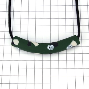 Studio Emma Odenkirchen "PENNE PAL TUBE GREEN"ネックレス