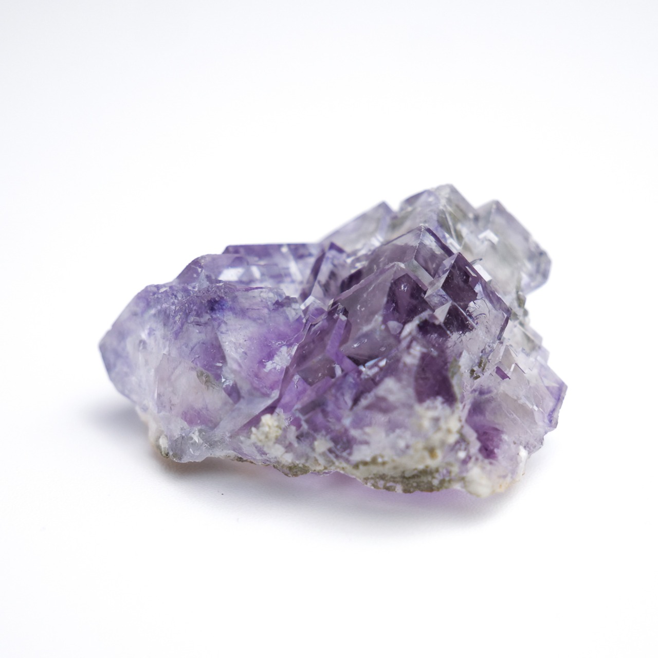 ヤオガンシャン産 フローライト 共生 / 原石 標本【C_2】