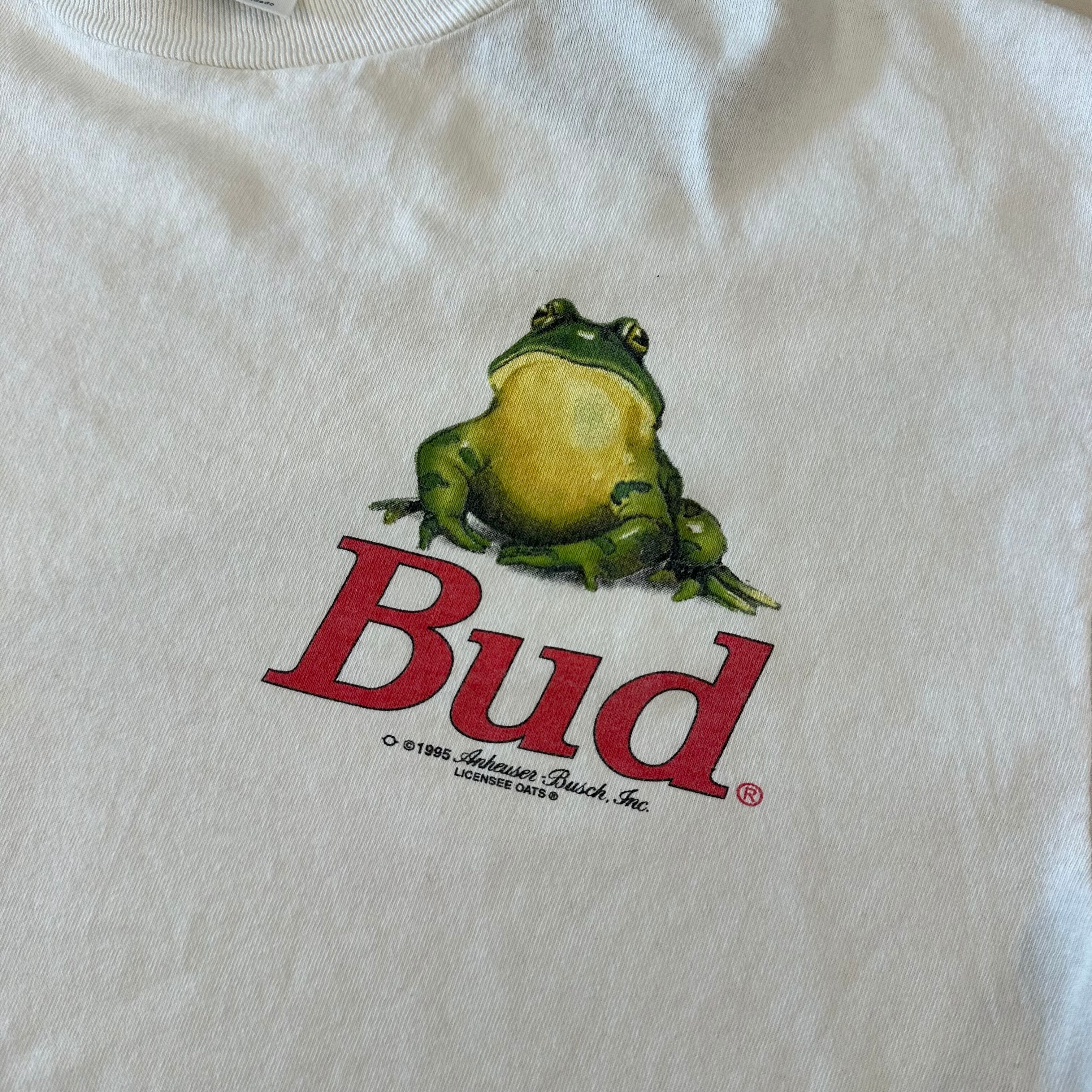 バドワイザー カエル cm 90s BUDWEISER T-SHIRT BerBerJin Yuhodo