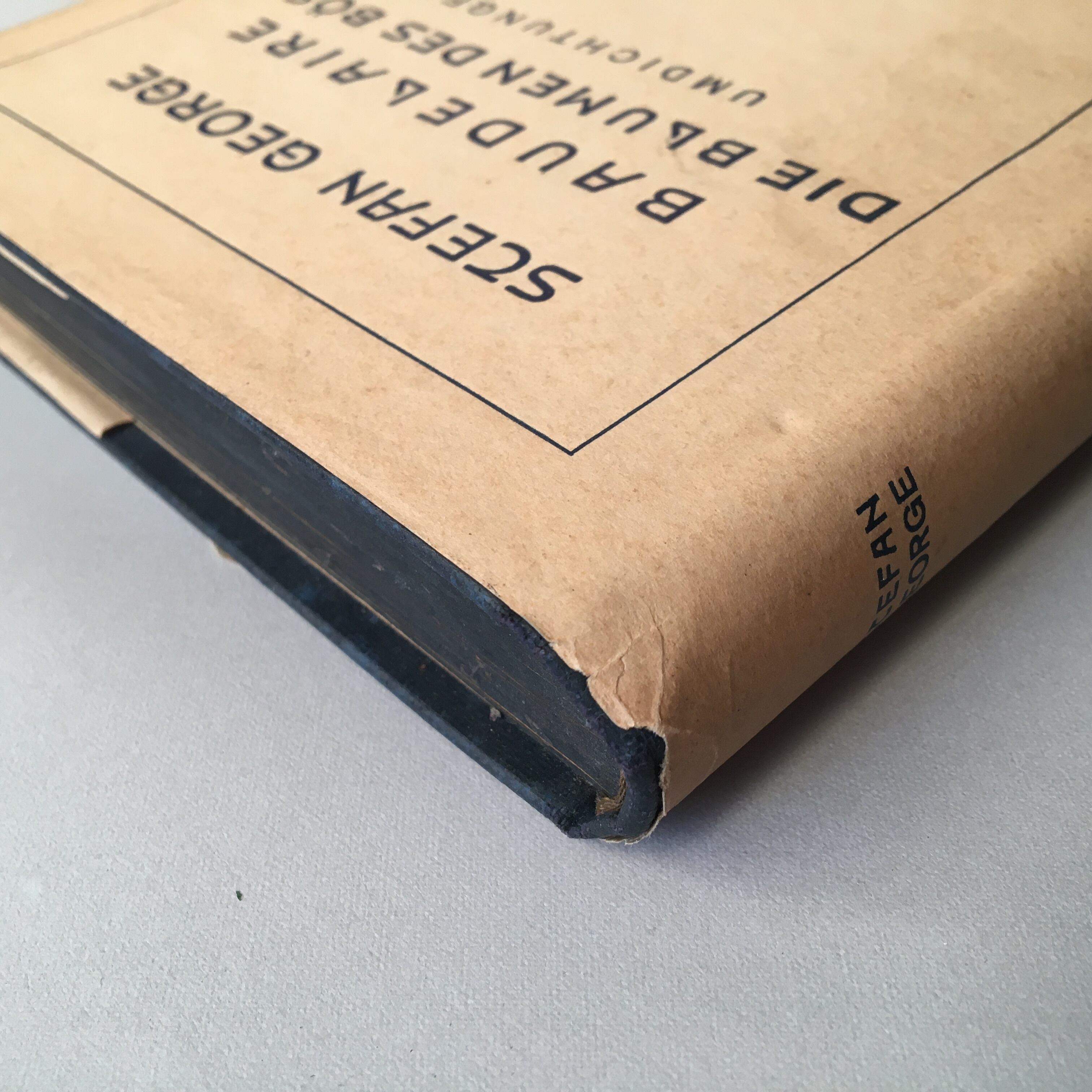 ゲオルゲ独訳 ボードレール悪の華 1930年全集版カバー付き（ドイツ古書
