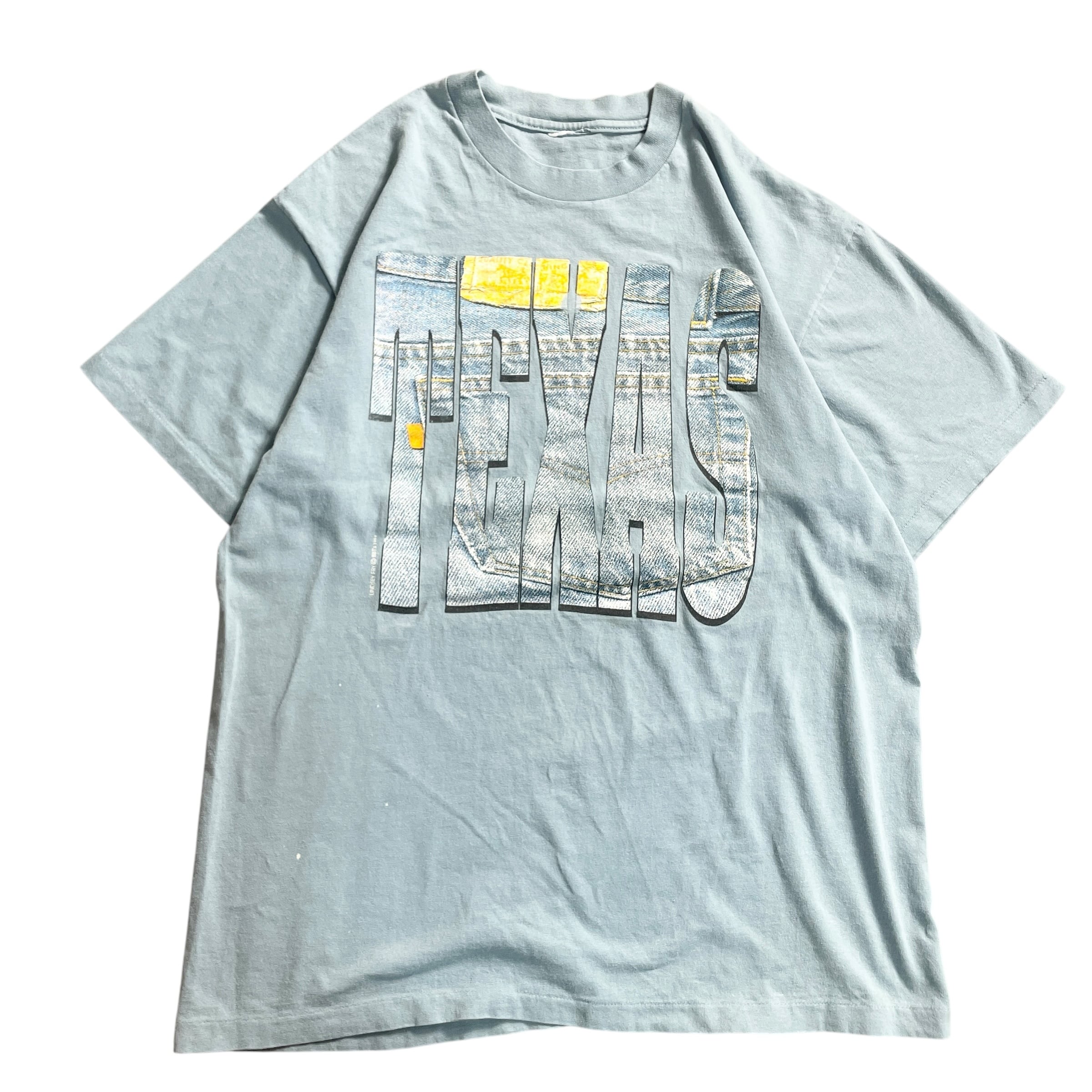 90s USA製 TEXAS デニム リーバイス vintage T-shirt