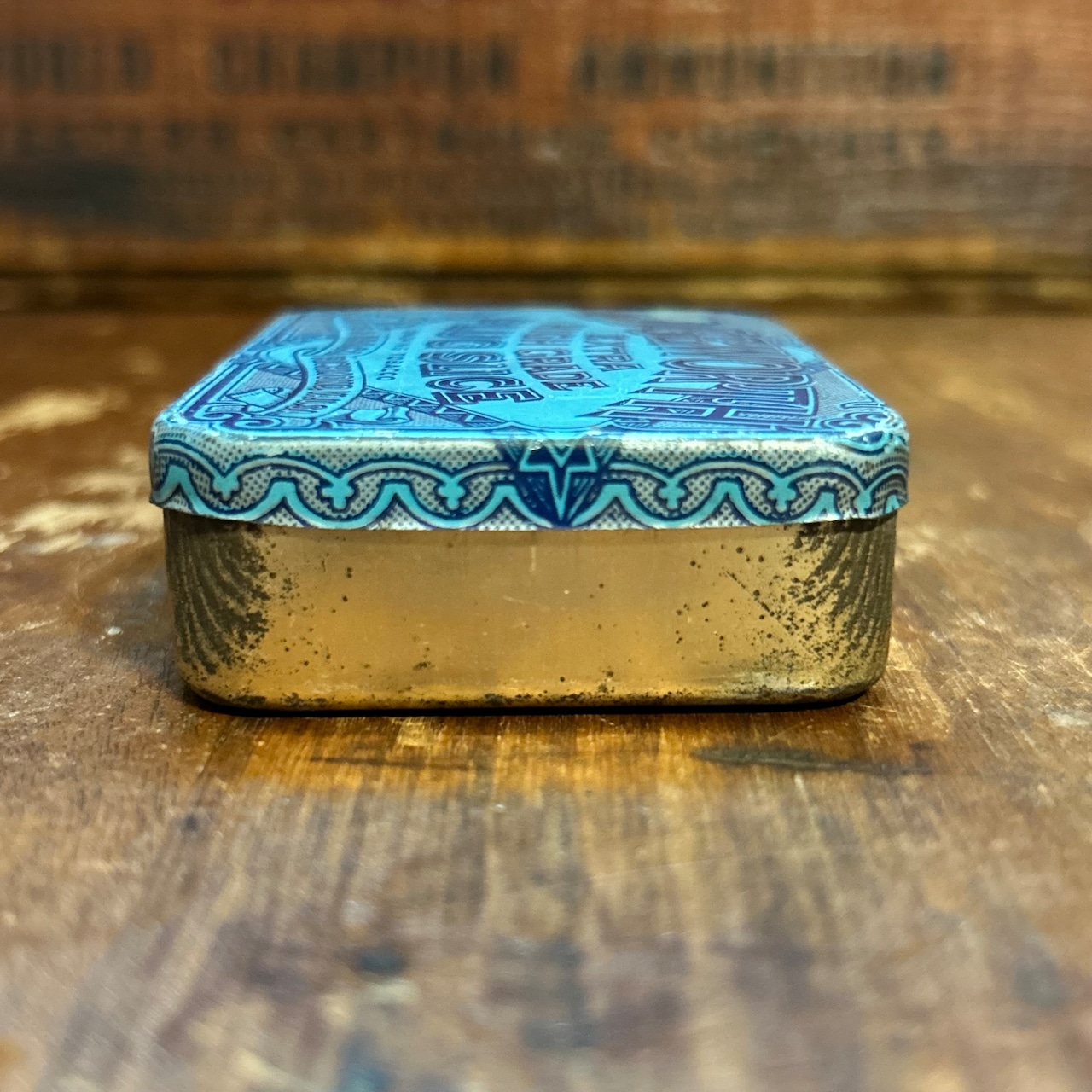 1910s–1920s エッジワース ヴィンテージ タバコ缶 EDGEWORTH EXTRA HIGH GRADE PLUG SLICE Vintage Tobacco Tin T-767