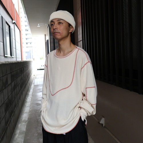 MIDTHINGS “ BIB CREWNECK ( Ivory )”