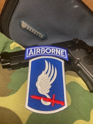 第173空挺旅団戦闘団(アメリカ陸軍) 173rd Airborne Brigade Combat Team アイロンパッチ(Lサイズ) PM7084