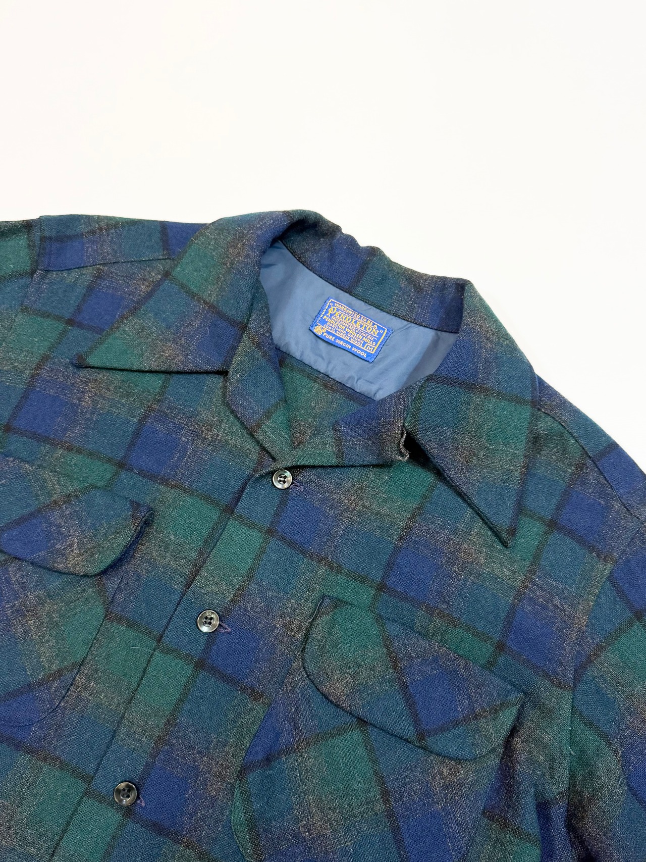 60〜70s PENDLETON WOOL SHIRT Size M