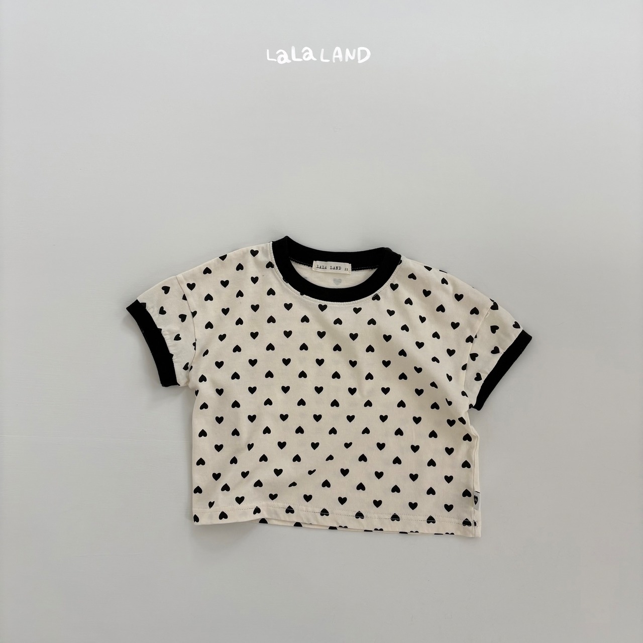 【取寄/韓国直送】LALALAND 26/SM （Kids）ハートドットTシャツ｜夏服｜韓国子供服
