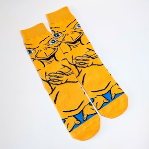 ♧【 crew socks / クルーソックス 】『 E.T. / イーティー 』 靴下 / ソックス 〚アメリカン雑貨 アメトイ〛