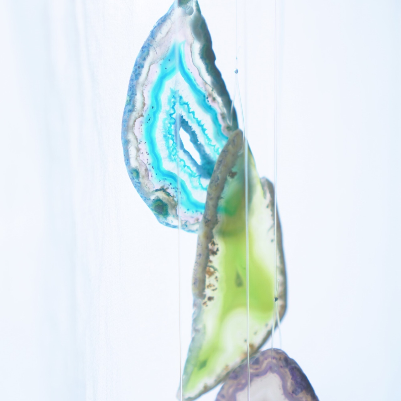 Flower Bouquet 14 - アゲートヒーリングチャイム / Agate Sun Catcher Wind Chime 885