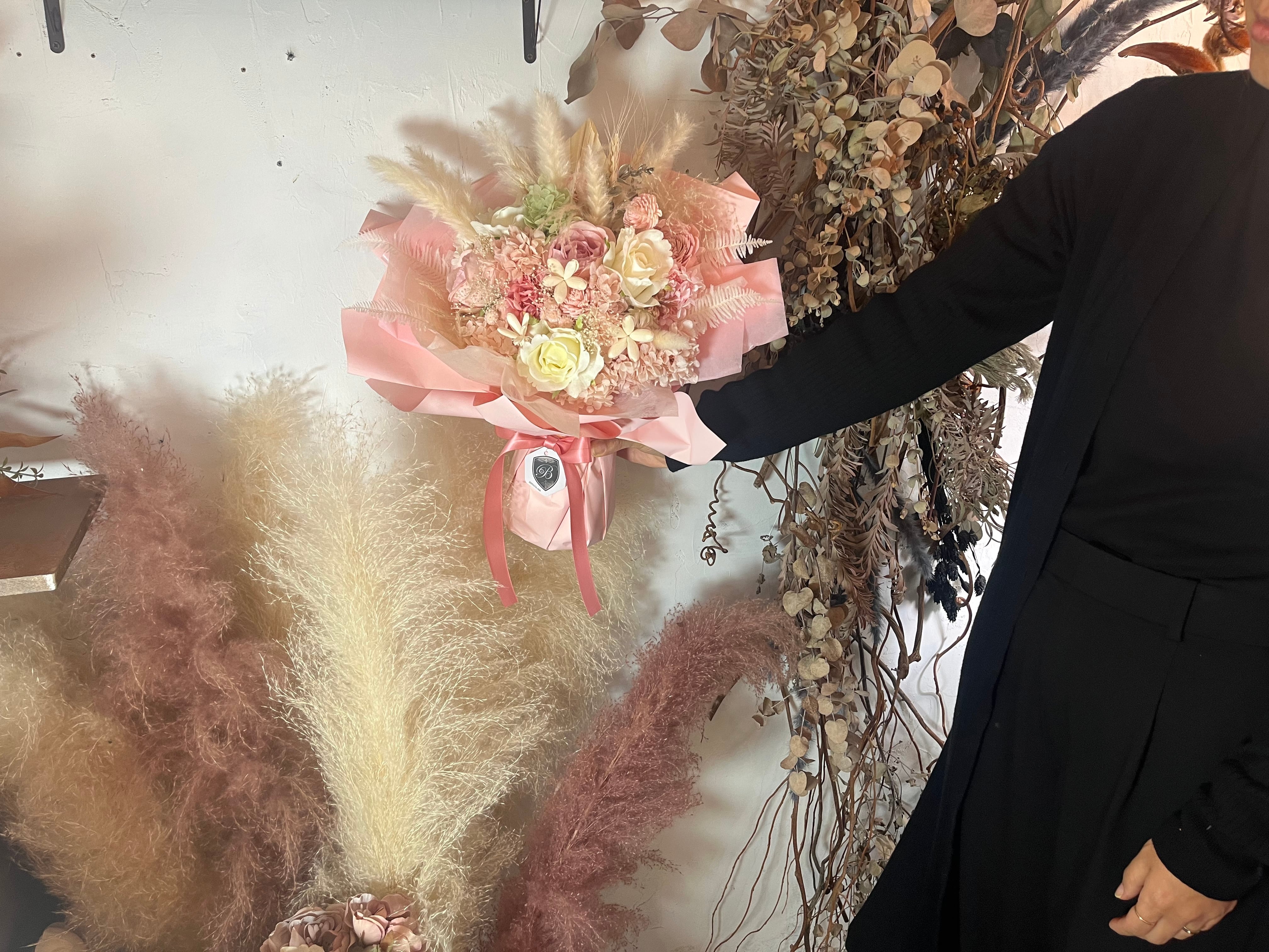 プリザーブドフラワー 花束 ギフト｜スタンディングブーケ（自立型