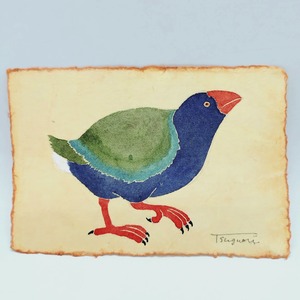 【つぐみ製陶所】水彩原画「タカへ」