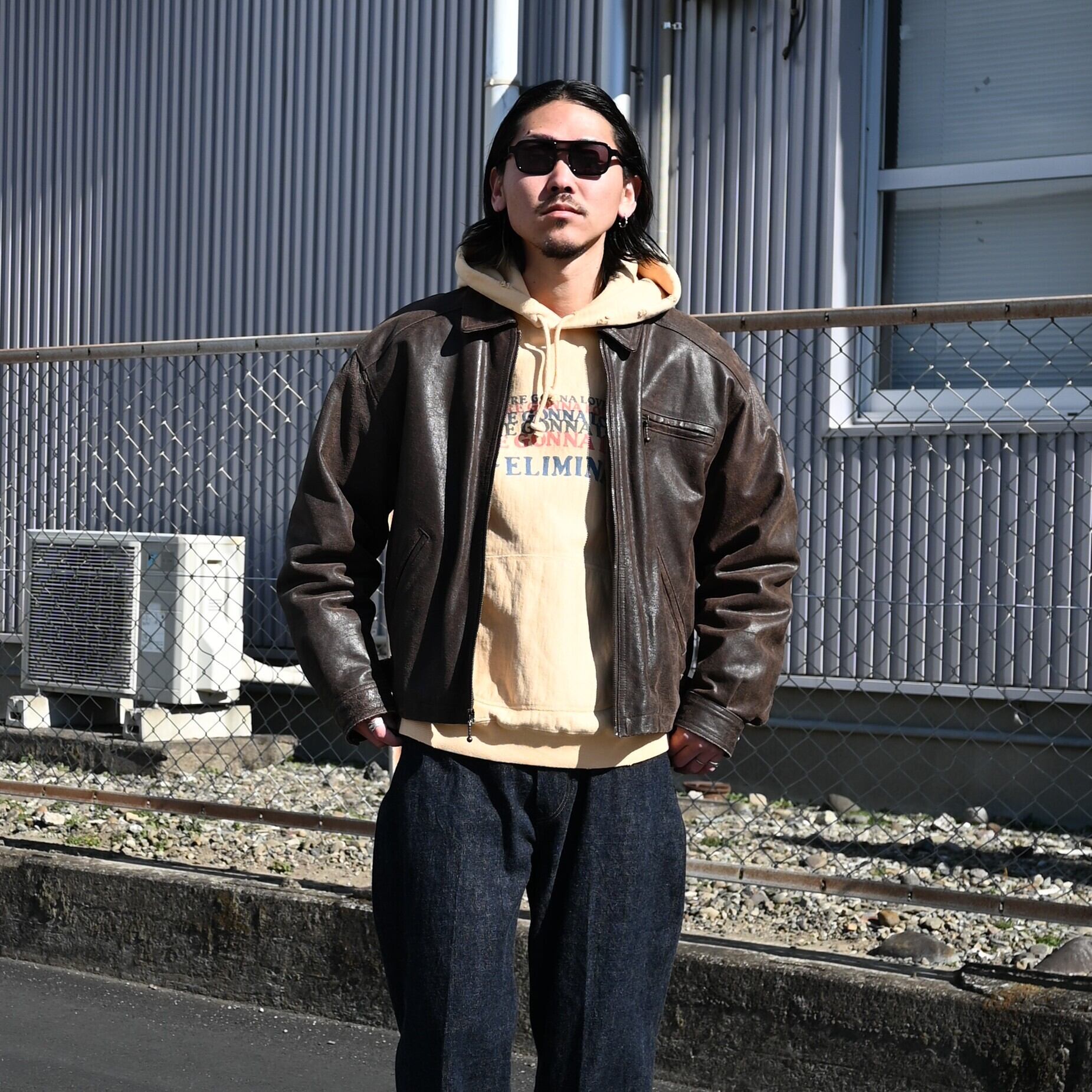 BOWWOW / FINK ELIMINATORS HOODIE AGED | GANKO