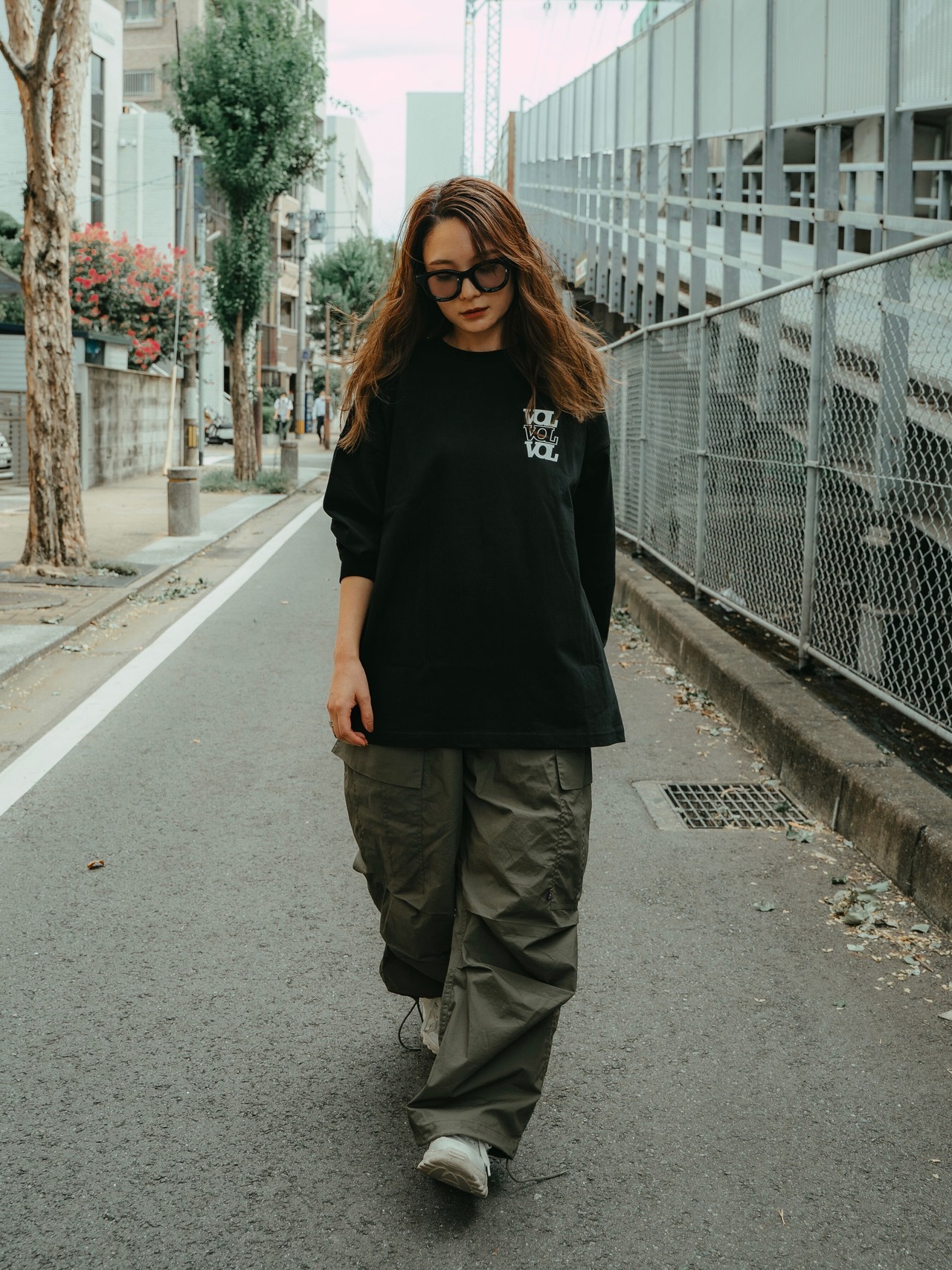 NS long sleeve Tee/Black