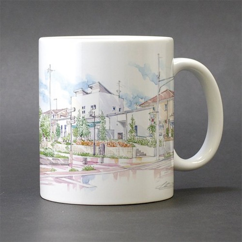 いわきひとまち百景マグカップ：中央台高久1丁目の風景