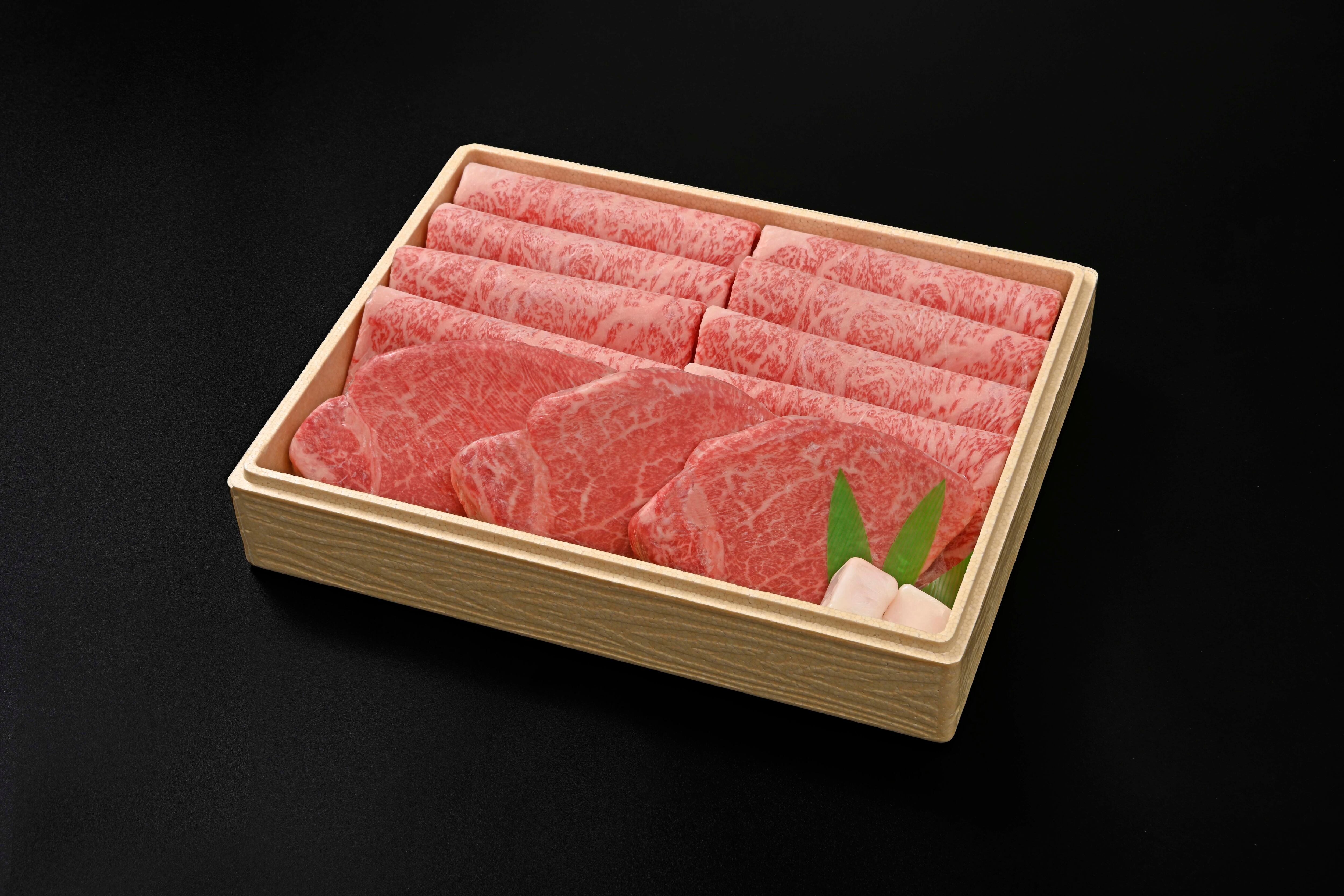 まつなが和牛 ヒレステーキ＆ローススライスセット：1kg（税込