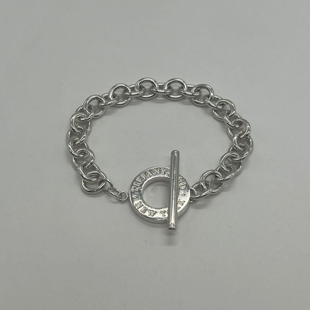 ティファニー TIFFANY ドーナツリンク トグル ブレスレット Ag925