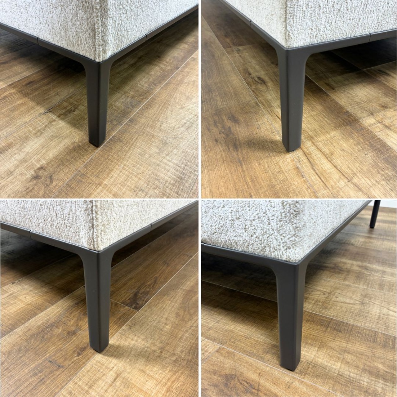 Cassina ixc. GRAB home 2人掛けソファ オットマンセット 右ひじ掛けアーム デザイナーズ家具 モダン ファブリック ベージュ系【中古】【350サイズ】