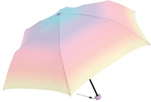 【在庫のみ】クラックス CRUX 折りたたみ傘 55cm ポリエステル 折傘 折り畳み 230g 軽い レディース おしゃれ 水彩 マルチカラー ミルキートーン rainbow drop