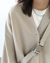 Button front oversized cardigan L0140