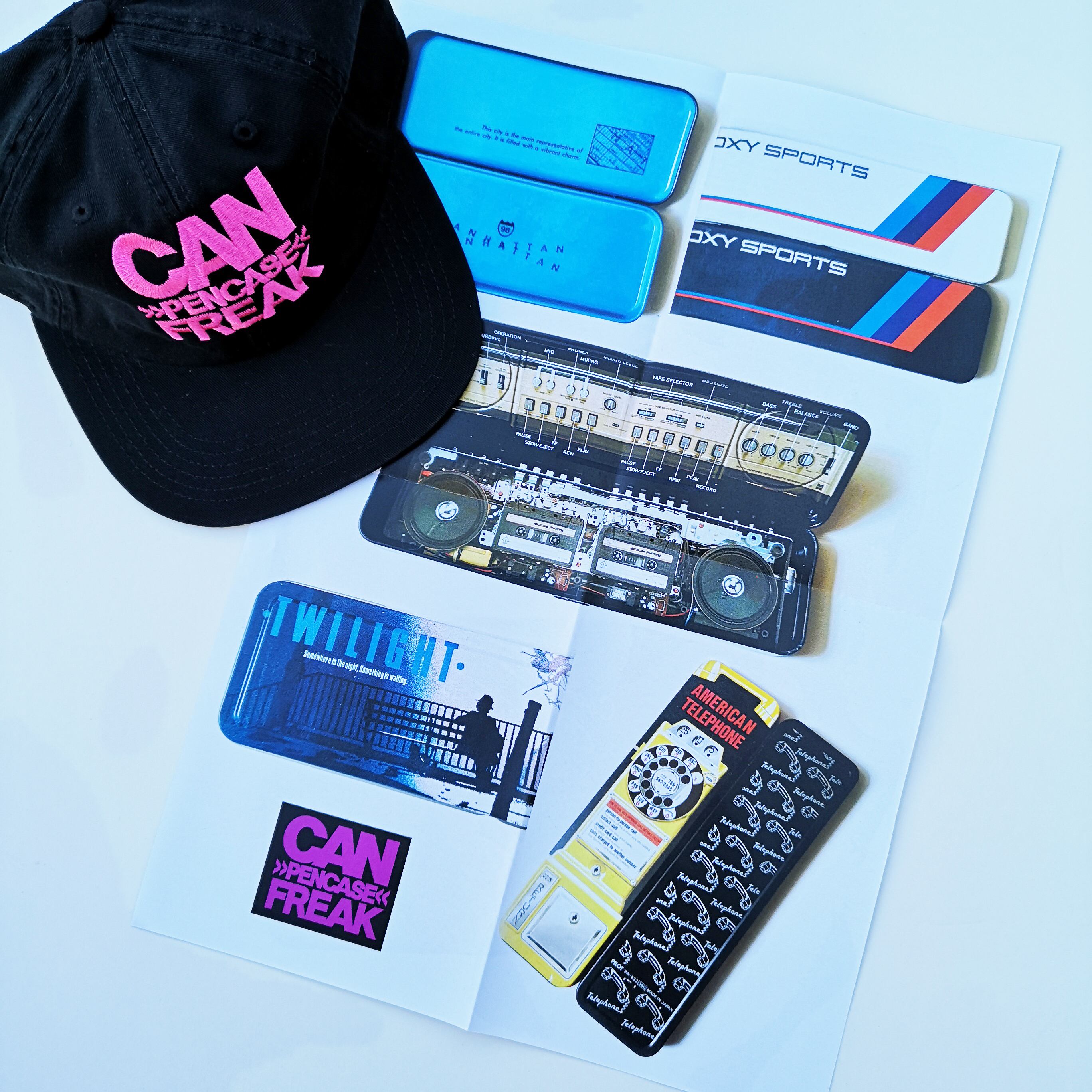 CAN PENCASE FREAK CAP + MINI POSTER