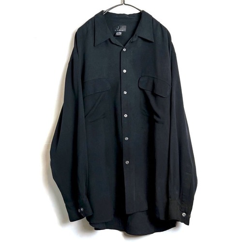 [J.Ferrar] Vintage Silk Shirt [1990s-] Vintage Long Sleeve Silk Shirt